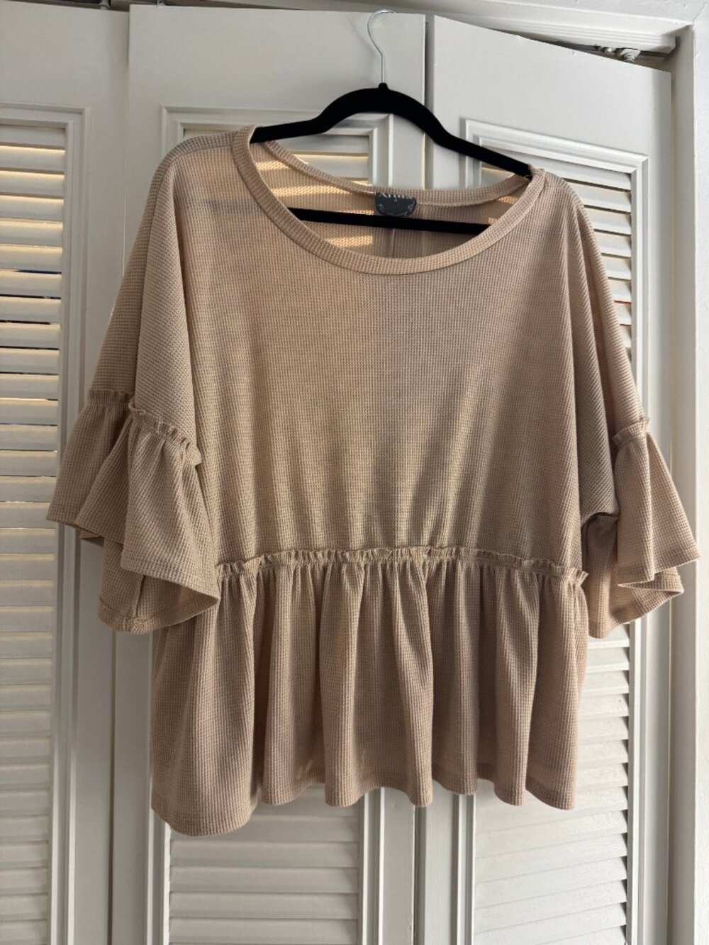Arula Flowy Peplum Top Size A (1X)